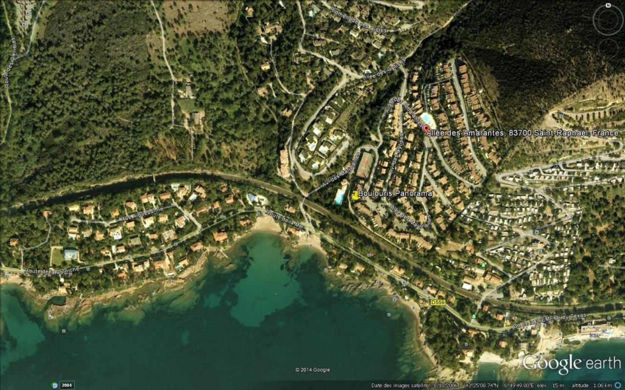 Duplex, Vue Panoramique Sur La Mediterranee, Piscine, Garage Saint-Raphael  Bagian luar foto