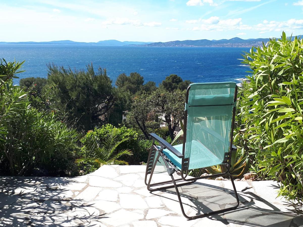 Duplex, Vue Panoramique Sur La Mediterranee, Piscine, Garage Saint-Raphael  Bagian luar foto